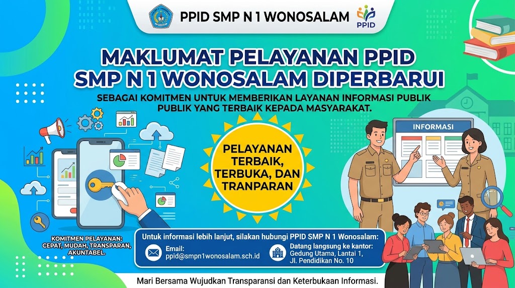 Maklumat Pelayanan PPID SMP N 1 Wonosalam Diperbarui